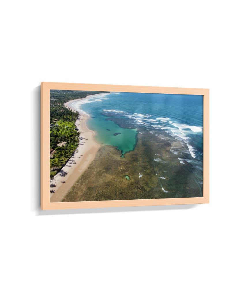 Quadro Coral Praia Taipus de Fora - Horizontal