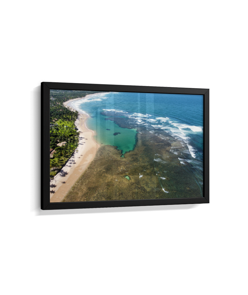Quadro Coral Praia Taipus de Fora - Horizontal