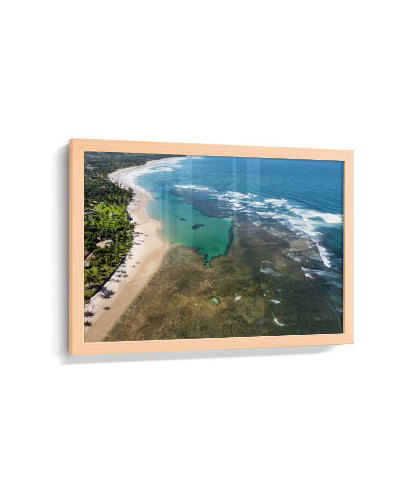Quadro Coral Praia Taipus de Fora - Horizontal