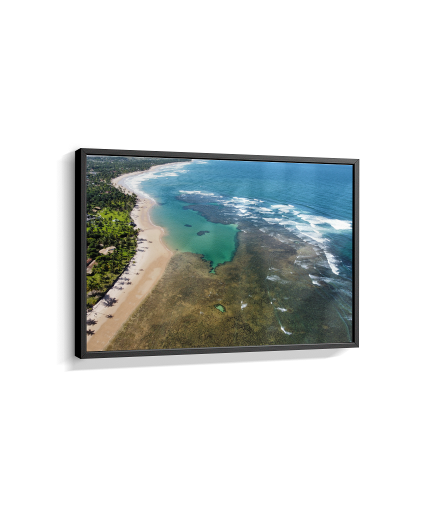 Quadro Coral Praia Taipus de Fora - Horizontal