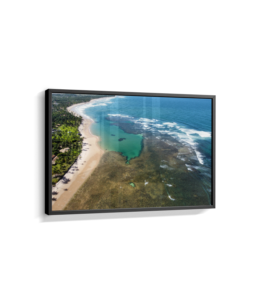 Quadro Coral Praia Taipus de Fora - Horizontal