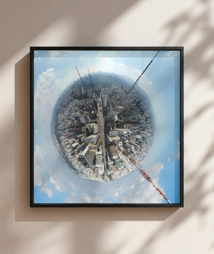Quadro Mini-Mundo Av. Paulista - Quadrado