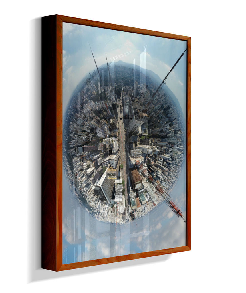Quadro Mini-Mundo Av. Paulista - Vertical