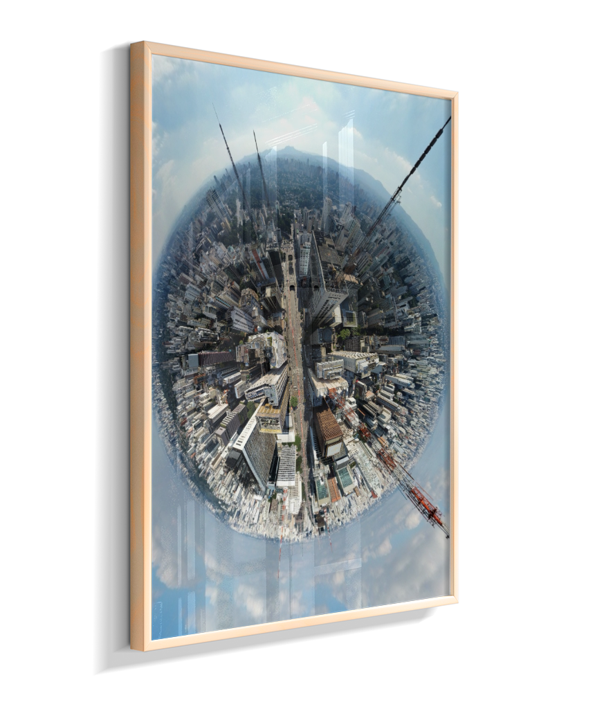 Quadro Mini-Mundo Av. Paulista - Vertical