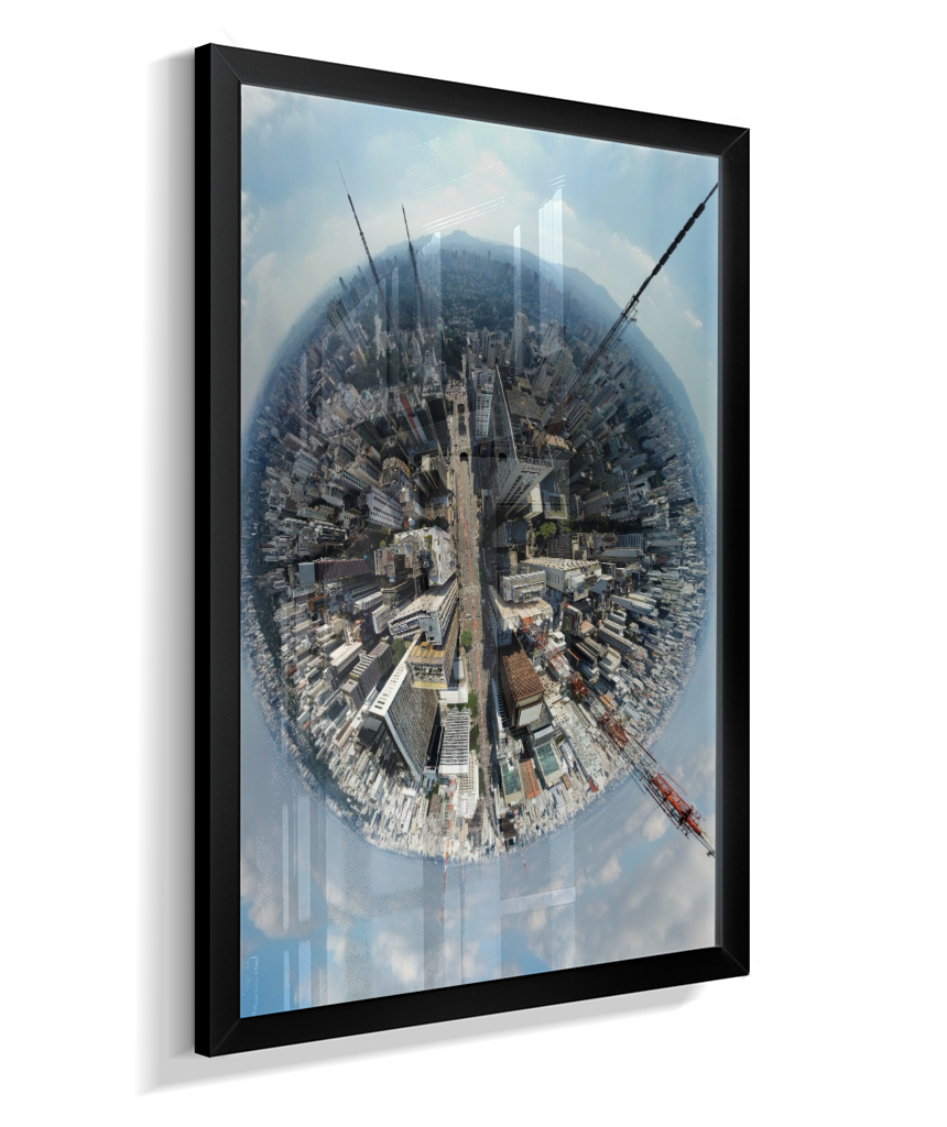 Quadro Mini-Mundo Av. Paulista - Vertical