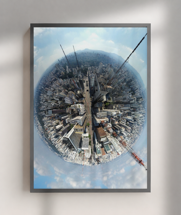 Quadro Mini-Mundo Av. Paulista - Vertical