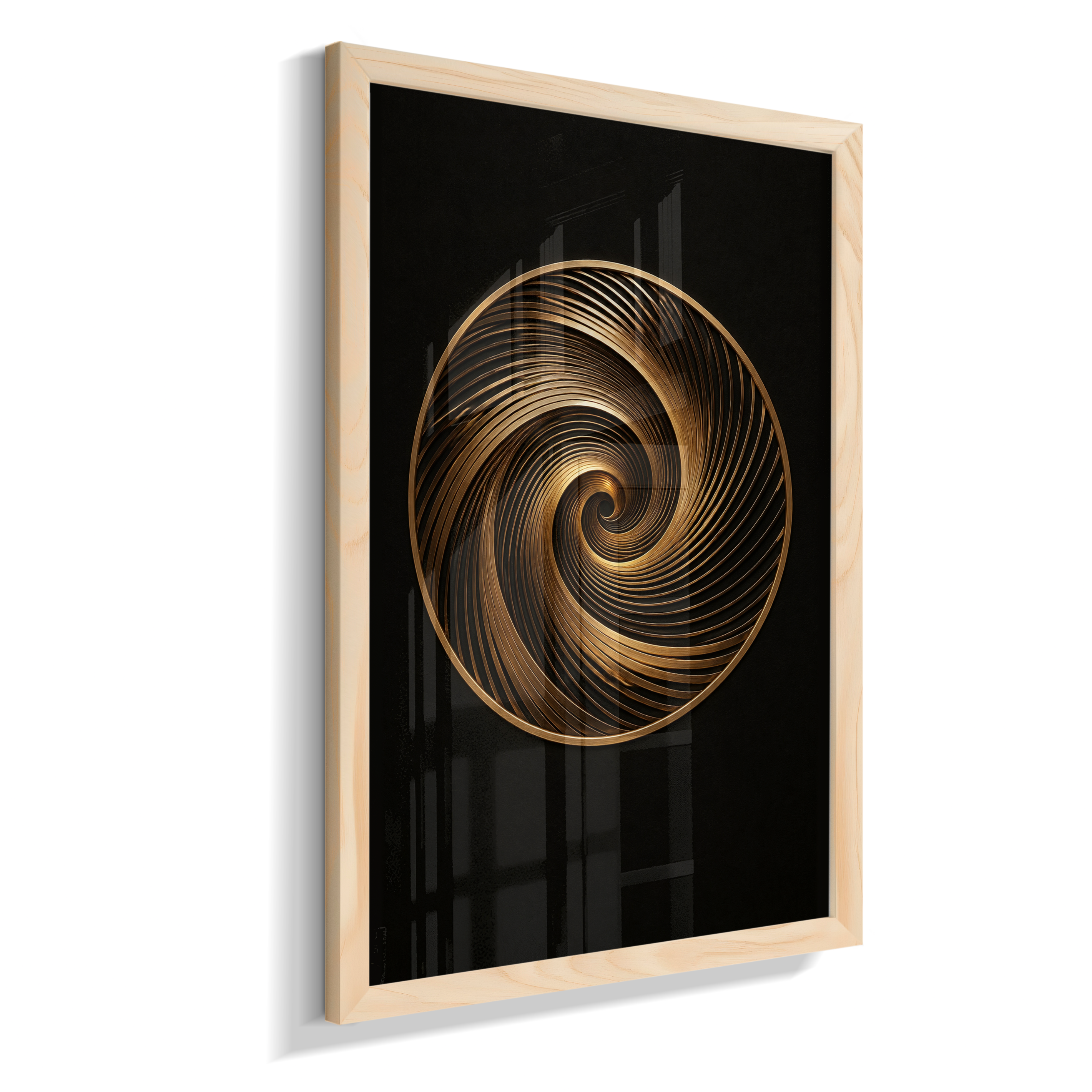 Espiral — Bronze e Preto