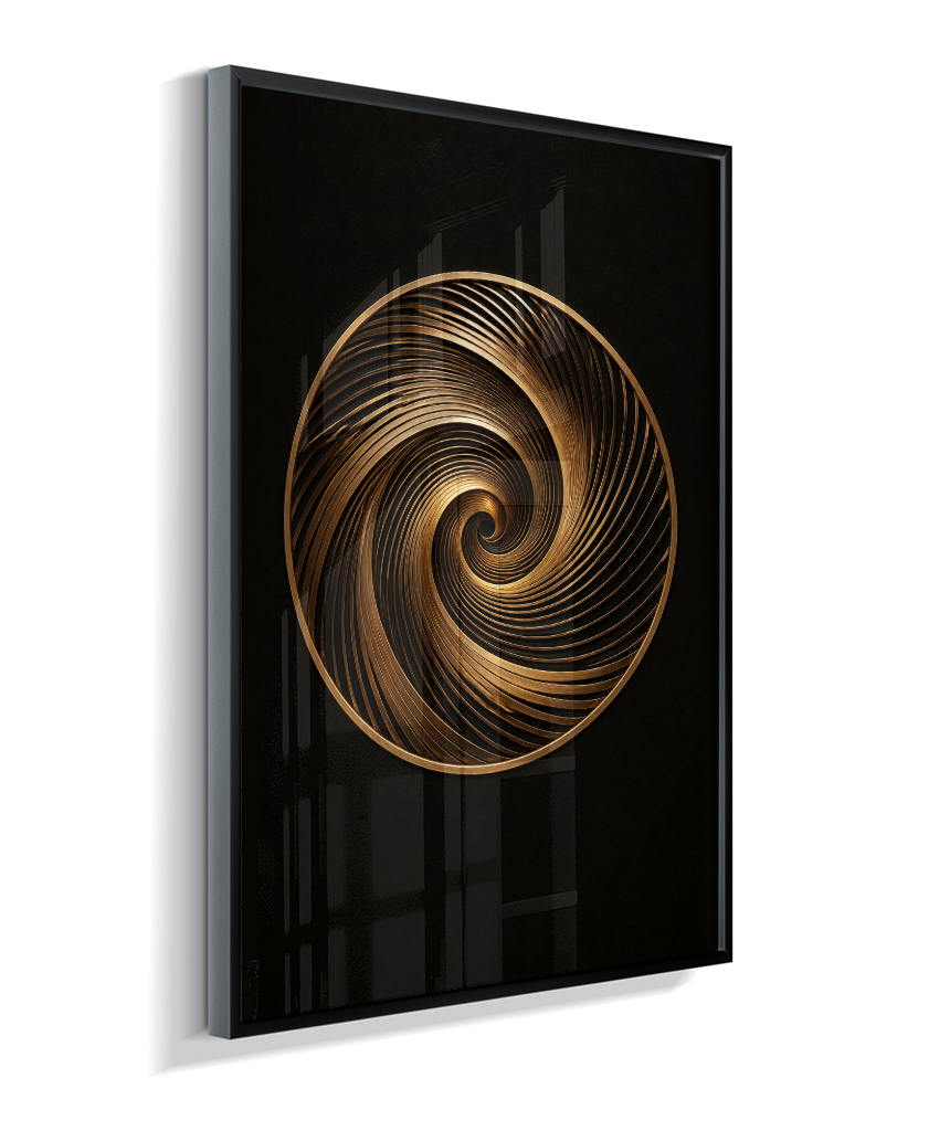 Espiral — Bronze e Preto