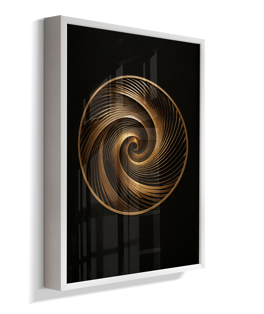 Espiral — Bronze e Preto
