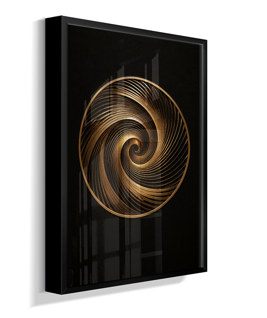 Espiral — Bronze e Preto