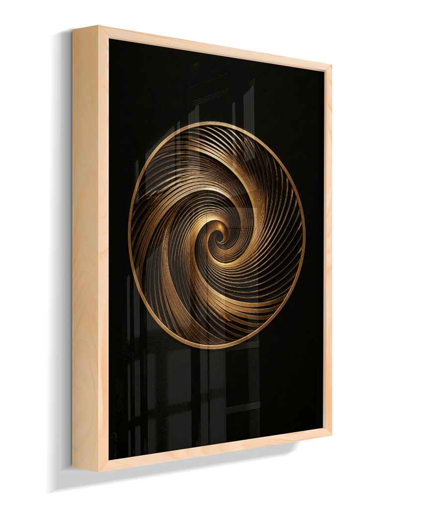 Espiral — Bronze e Preto