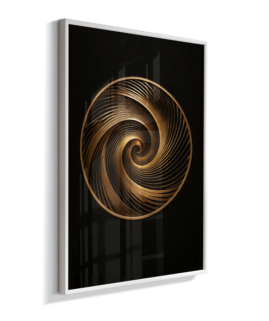 Espiral — Bronze e Preto
