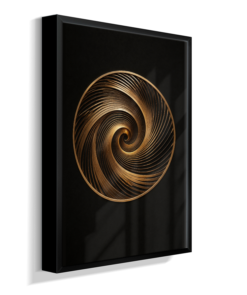 Espiral — Bronze e Preto