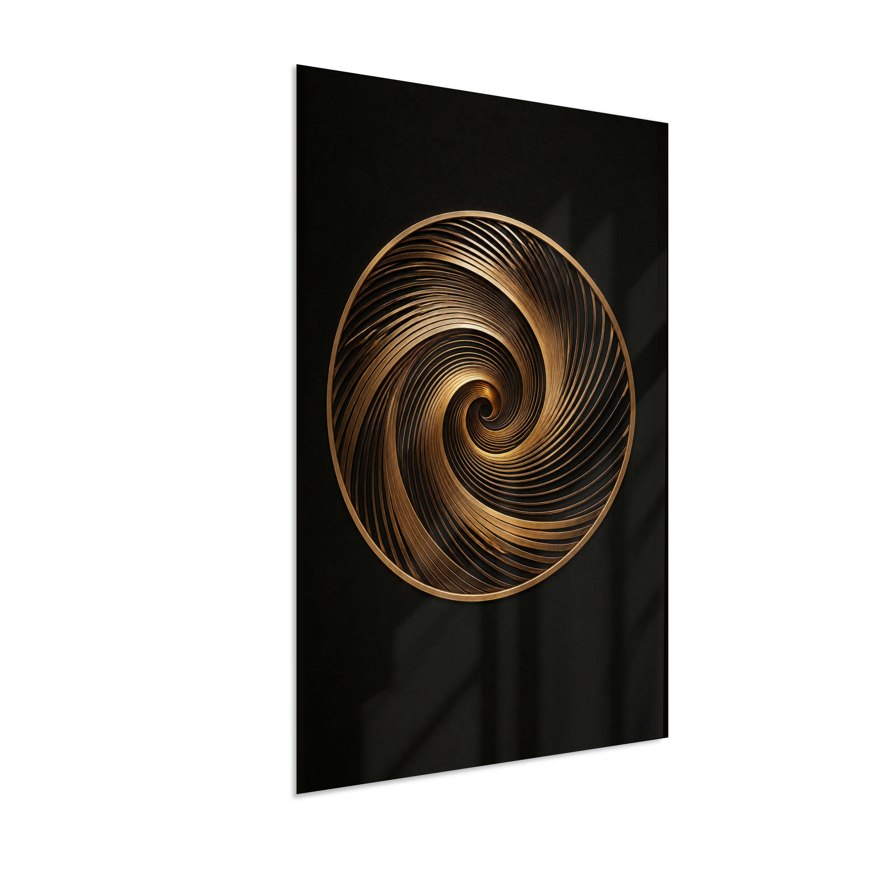 Espiral — Bronze e Preto