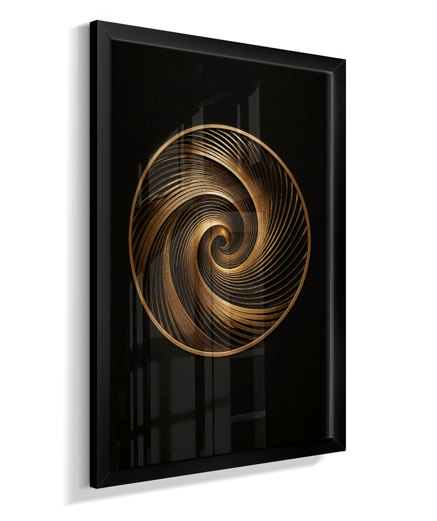 Espiral — Bronze e Preto