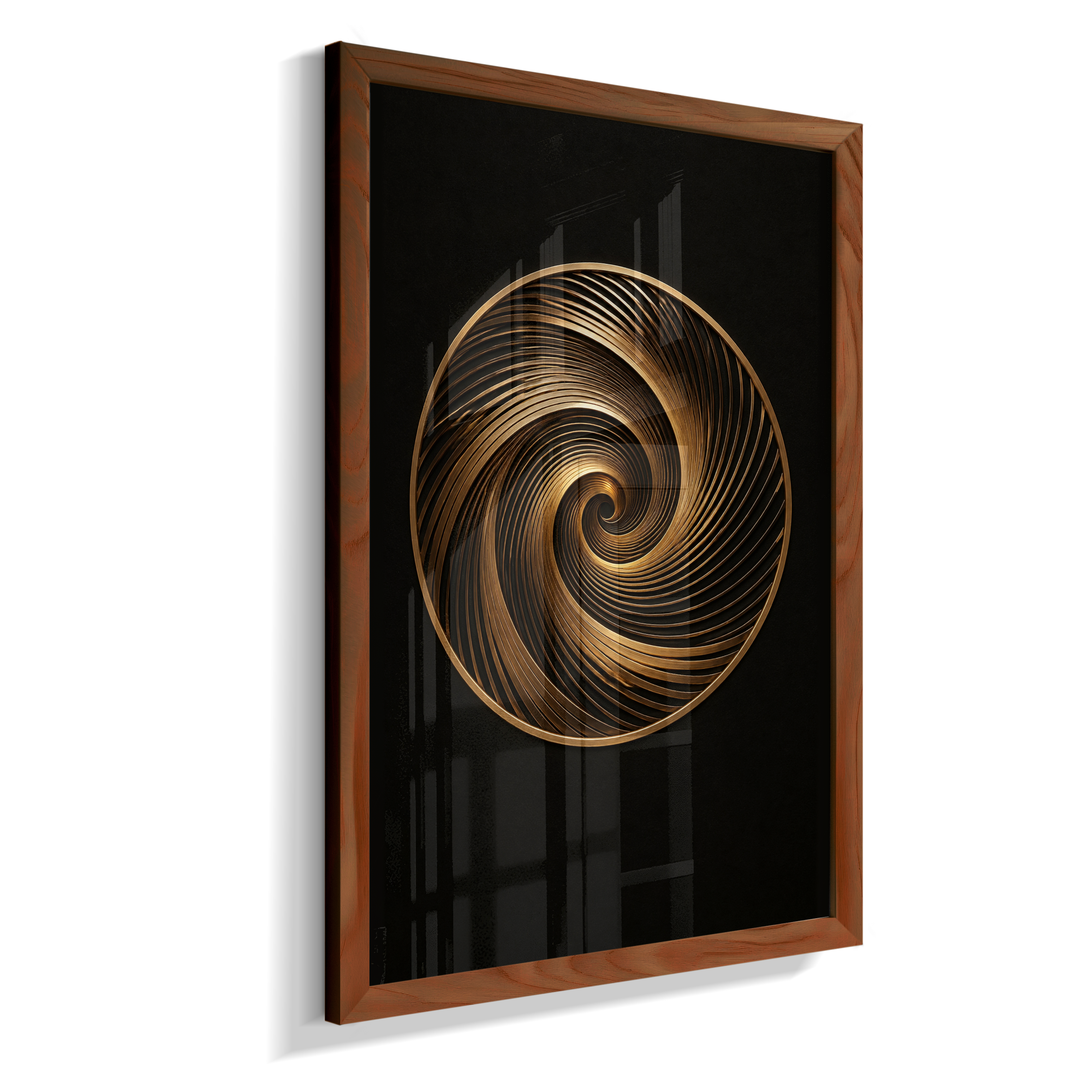 Espiral — Bronze e Preto