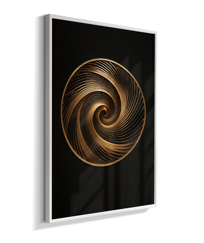 Espiral — Bronze e Preto