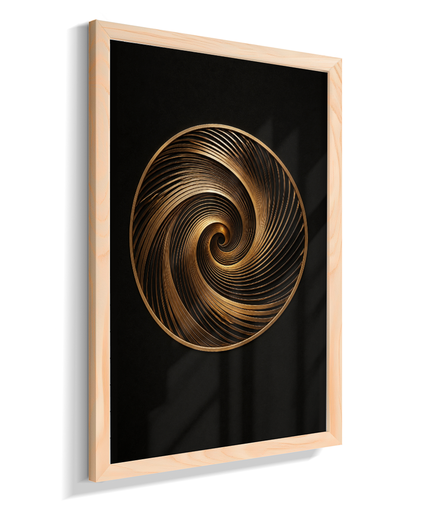 Espiral — Bronze e Preto