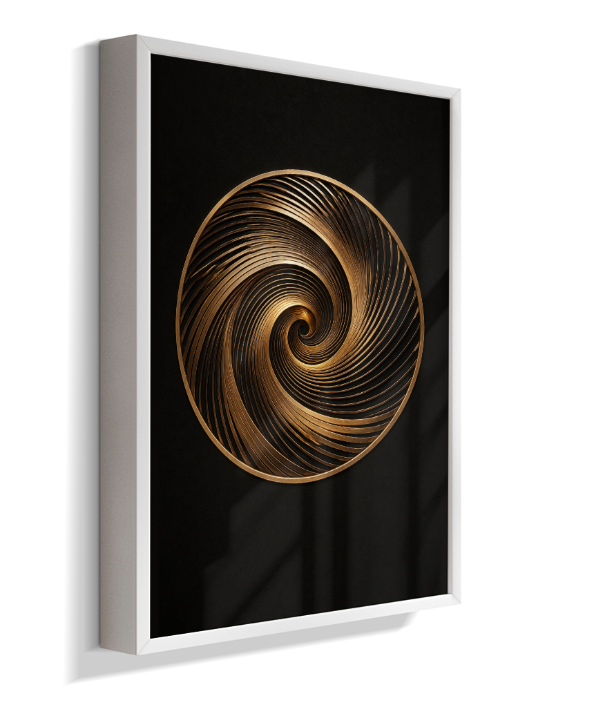 Espiral — Bronze e Preto