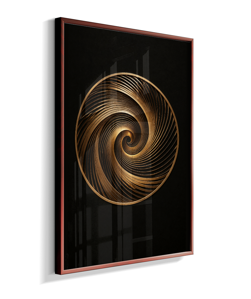 Espiral — Bronze e Preto