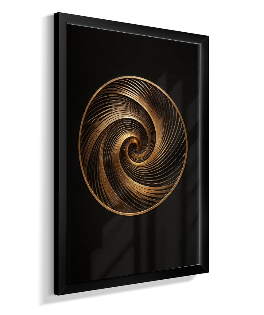 Espiral — Bronze e Preto
