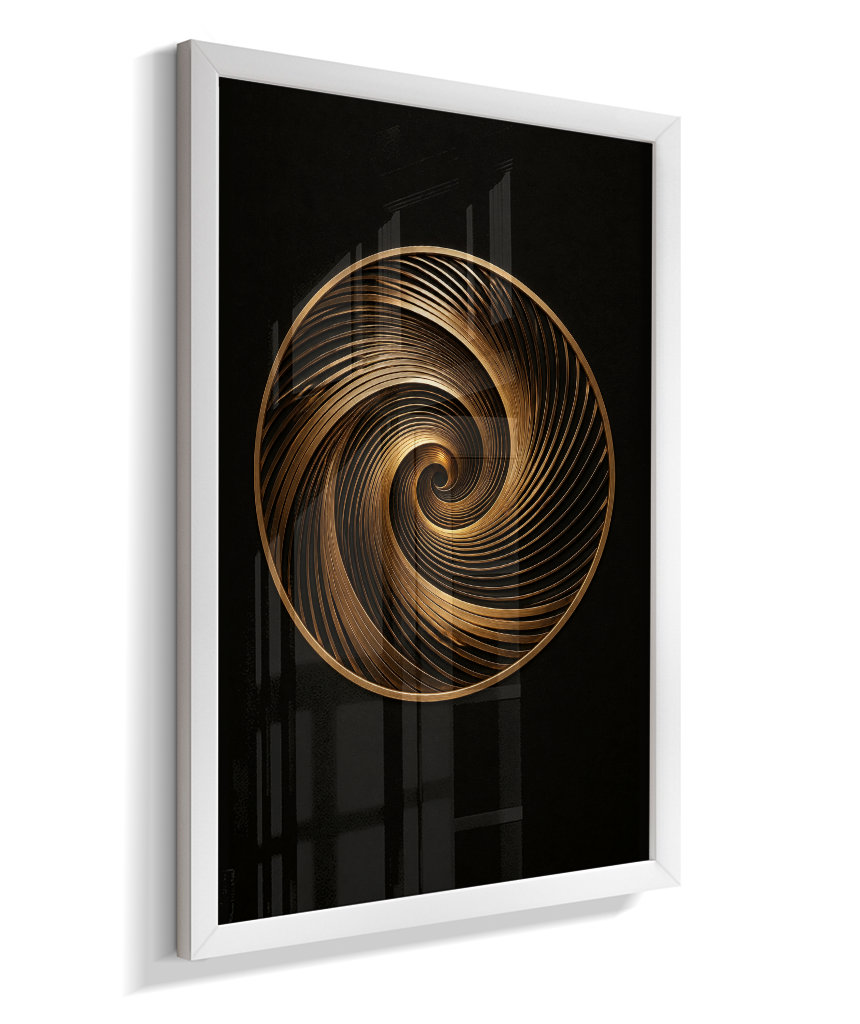 Espiral — Bronze e Preto