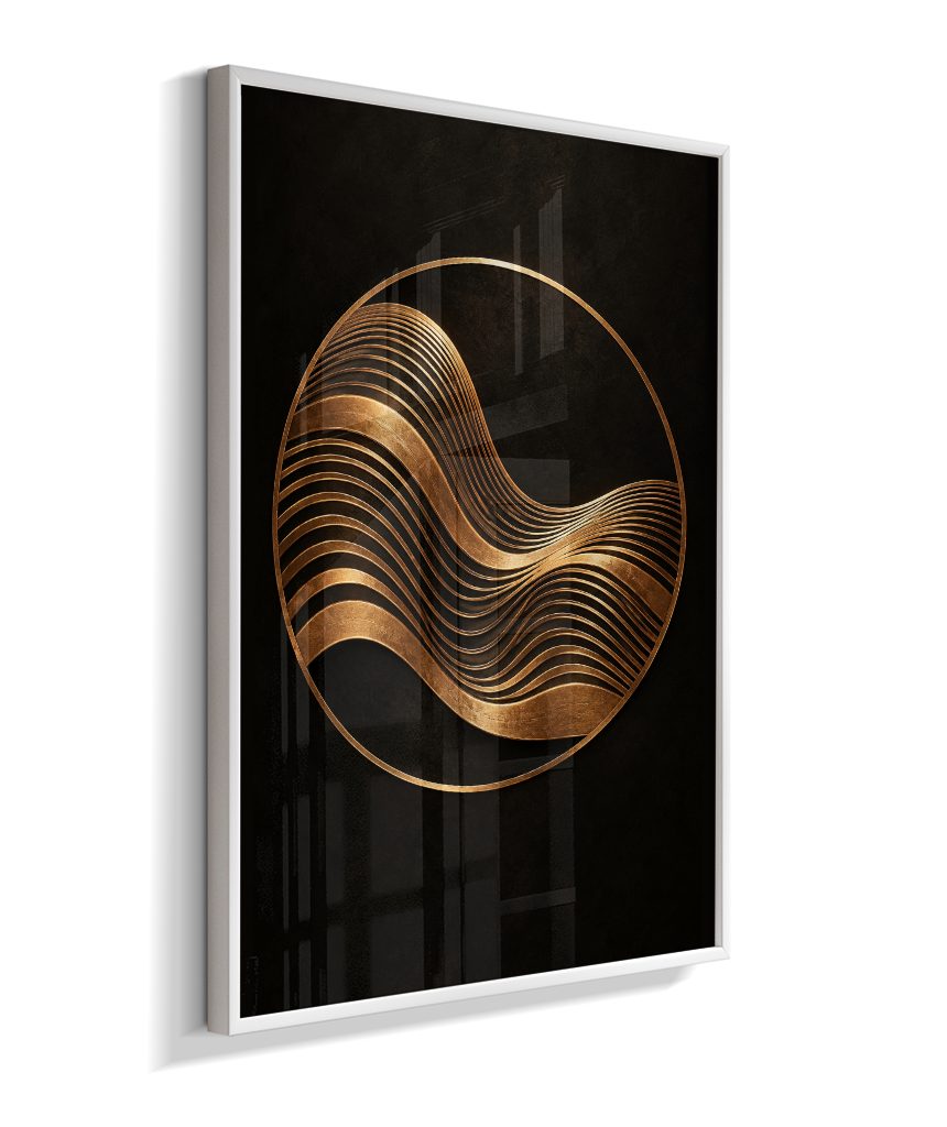 Onda Dourada — Bronze e Preto