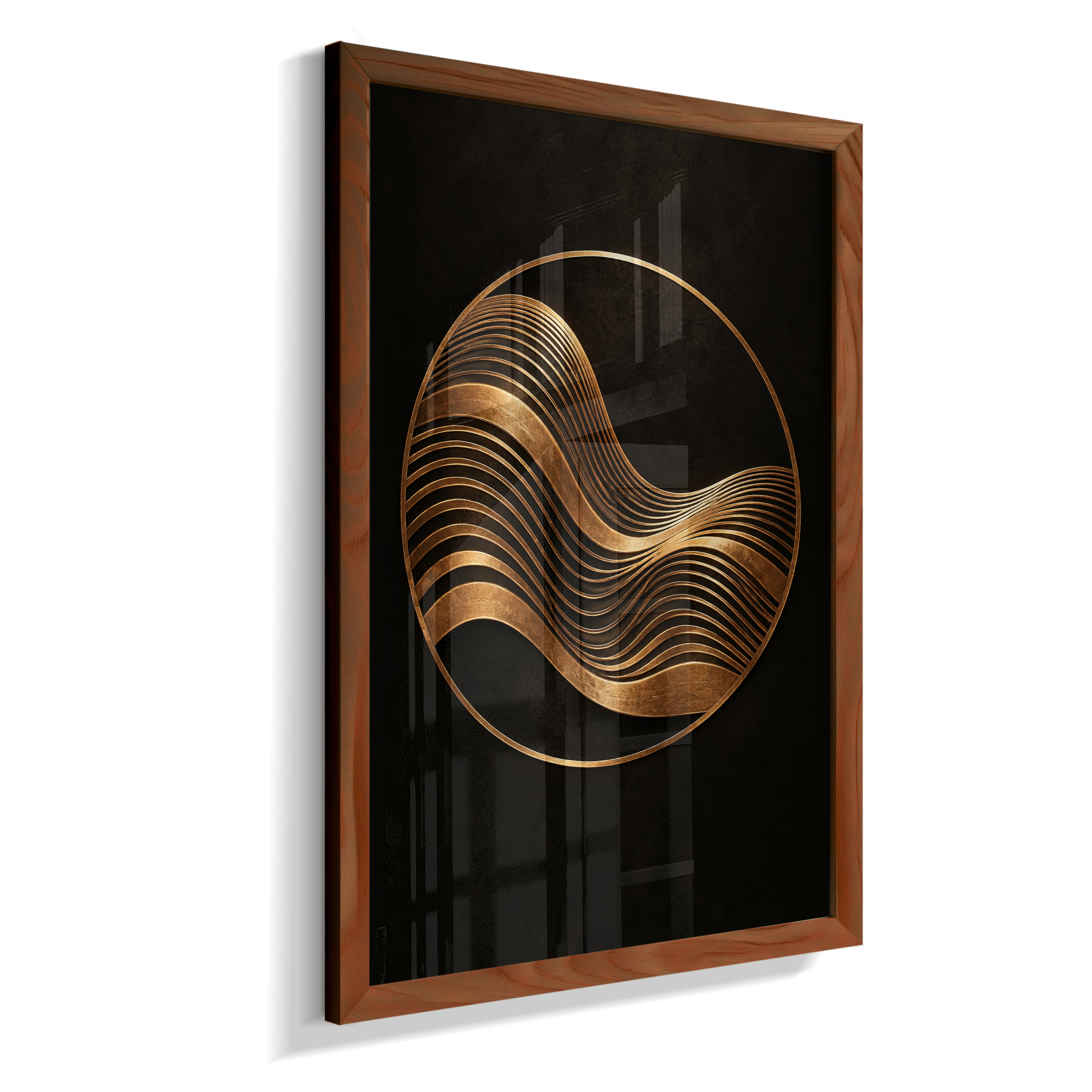 Onda Dourada — Bronze e Preto