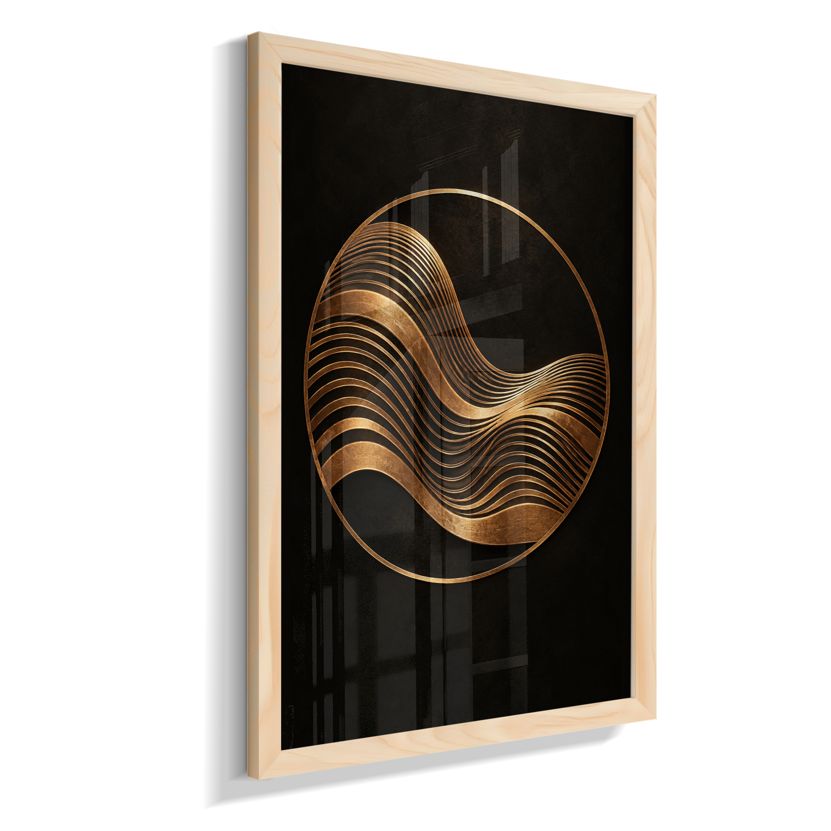 Onda Dourada — Bronze e Preto