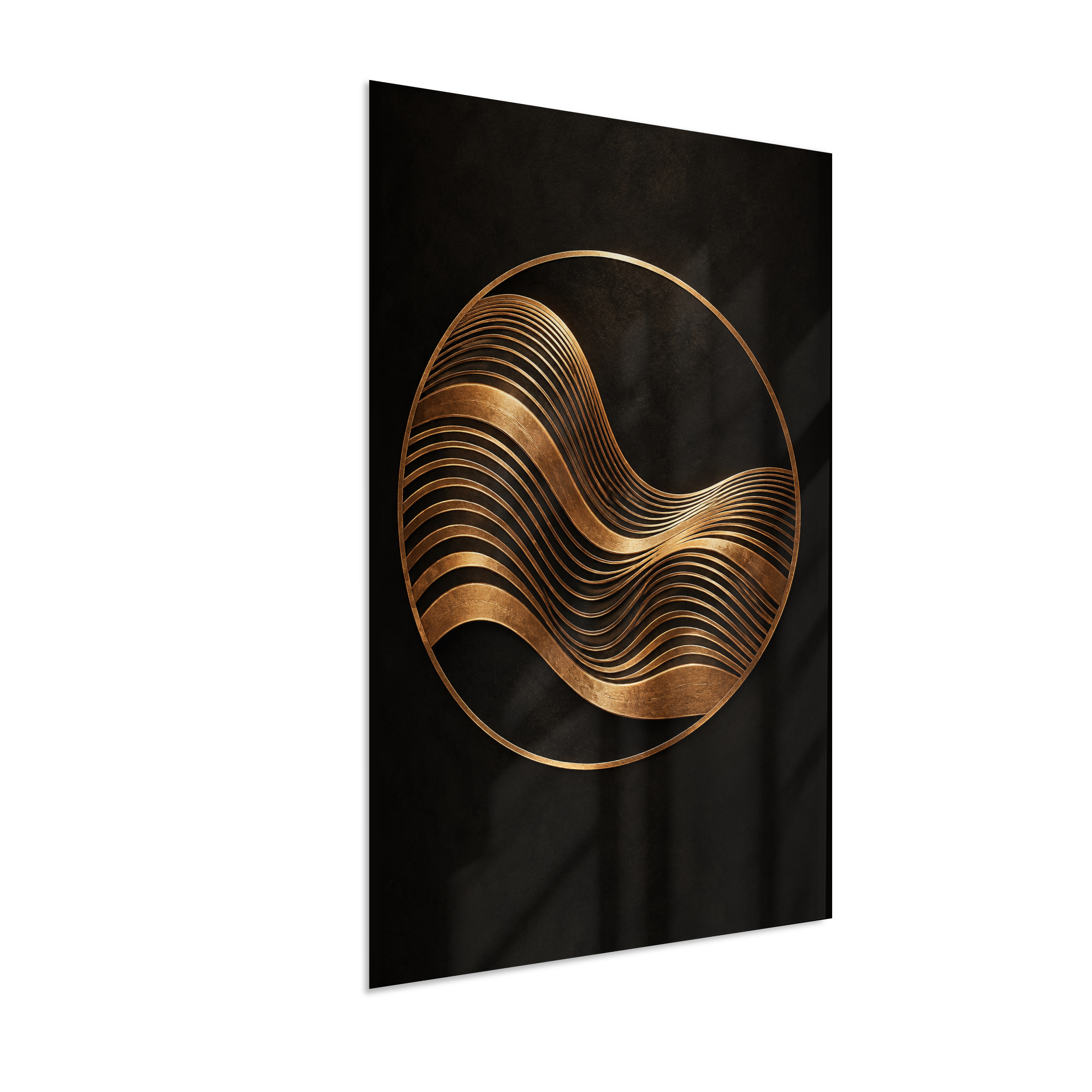 Onda Dourada — Bronze e Preto