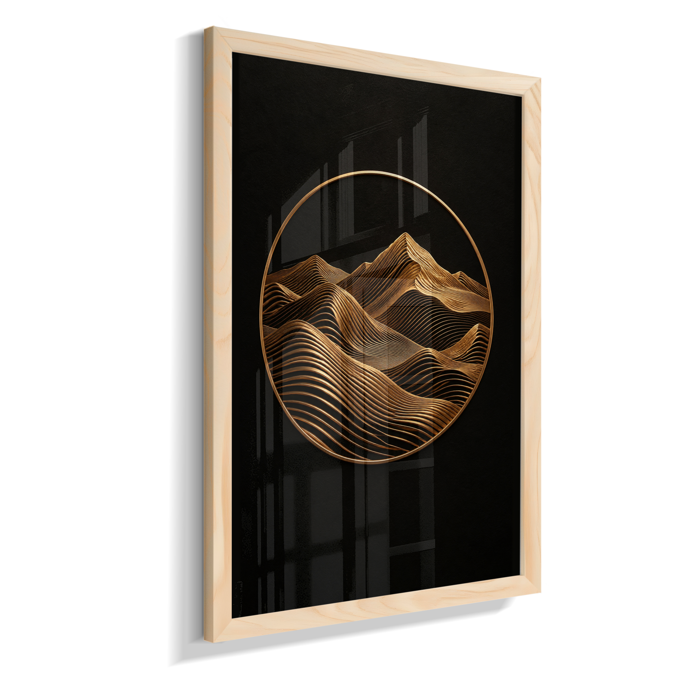 Montanhas — Bronze e Preto