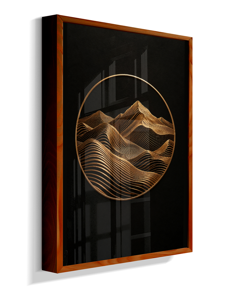 Montanhas — Bronze e Preto