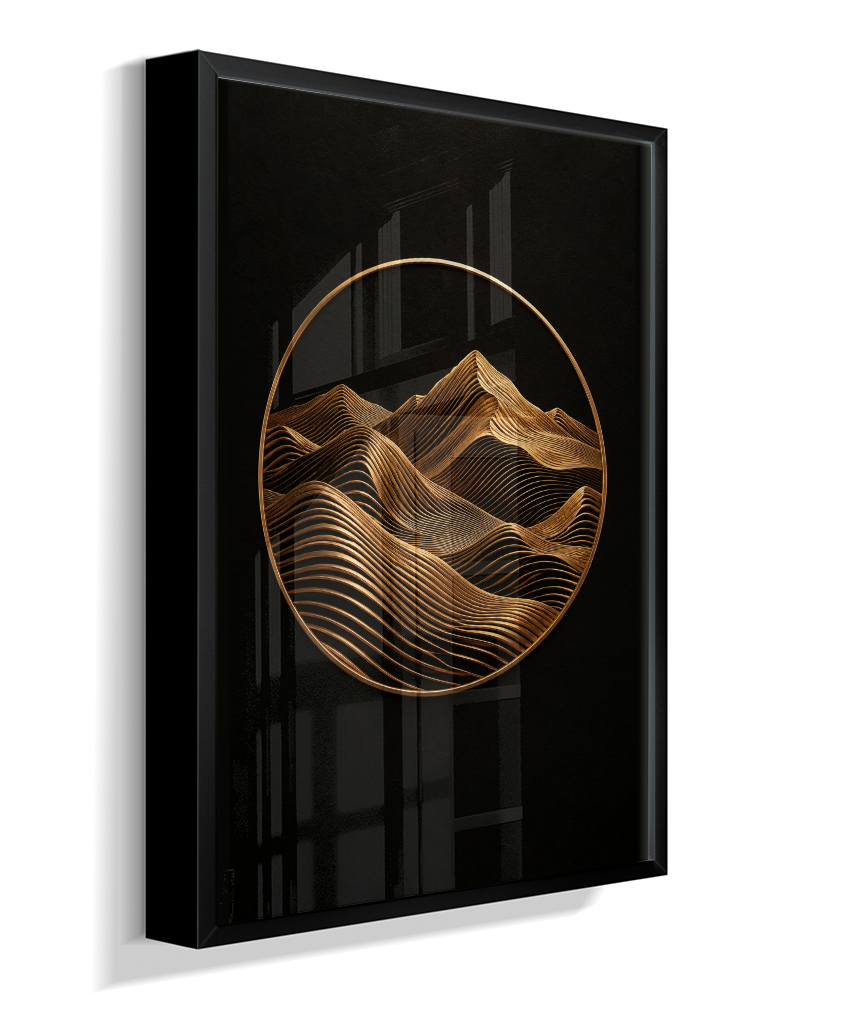 Montanhas — Bronze e Preto