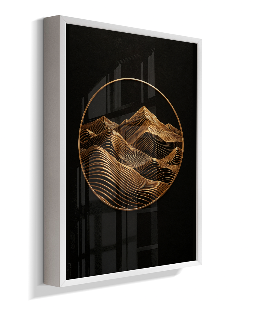 Montanhas — Bronze e Preto