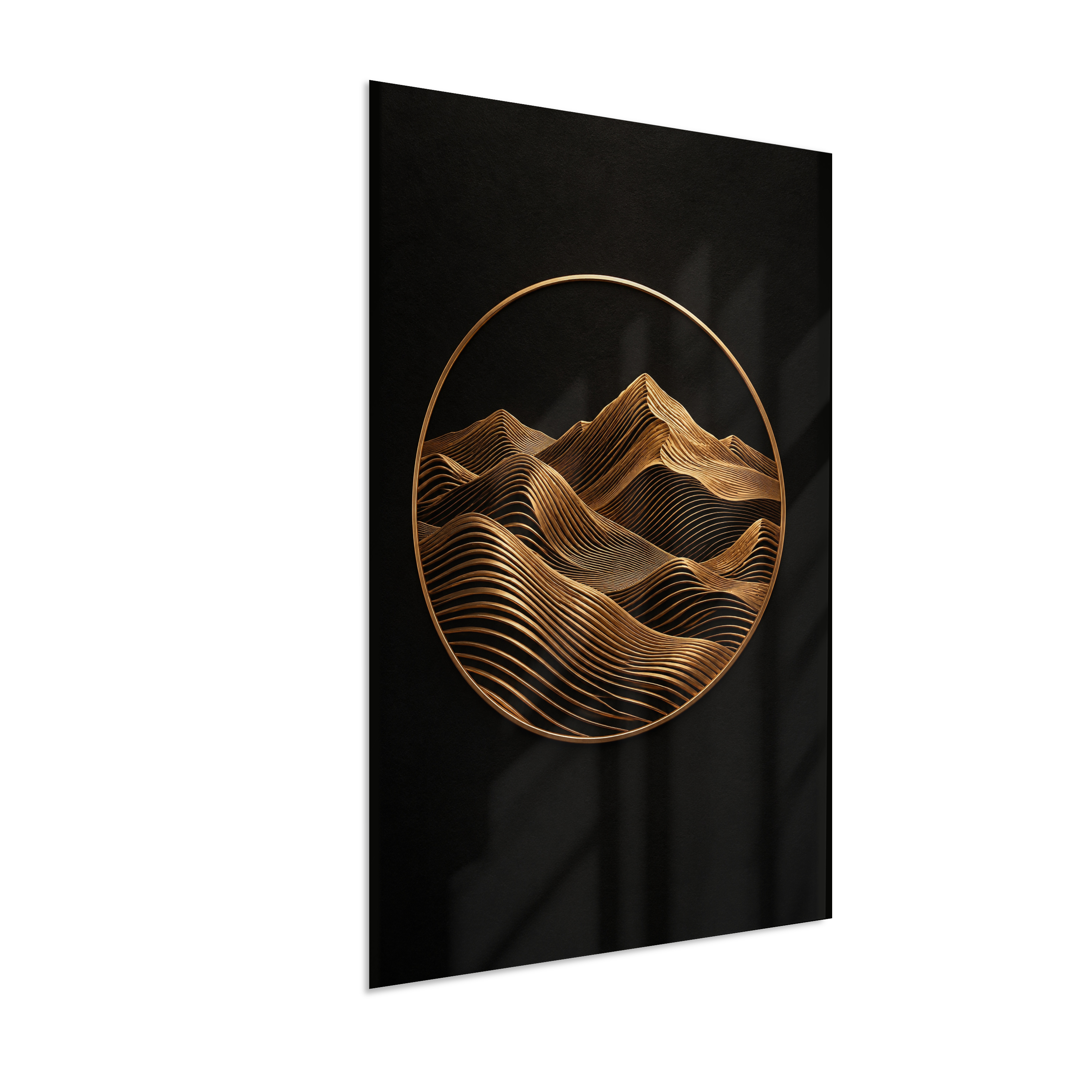 Montanhas — Bronze e Preto
