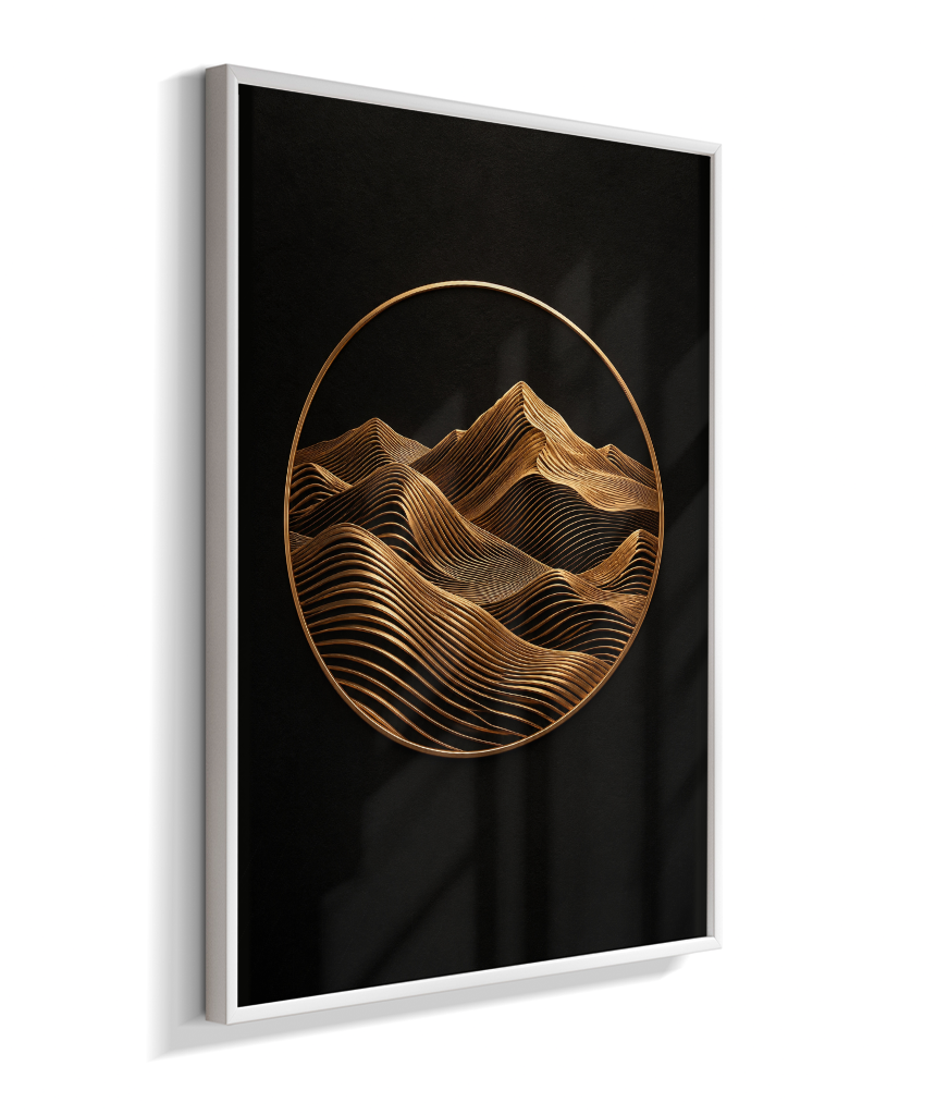 Montanhas — Bronze e Preto