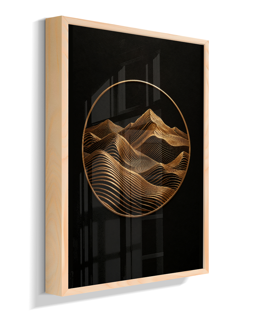 Montanhas — Bronze e Preto