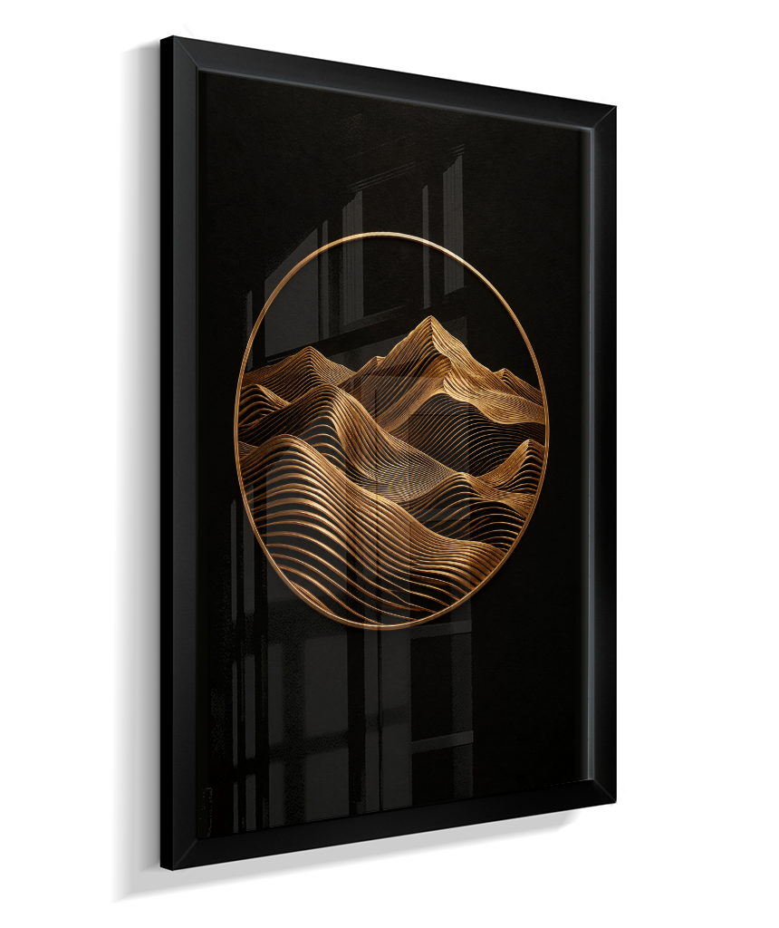 Montanhas — Bronze e Preto