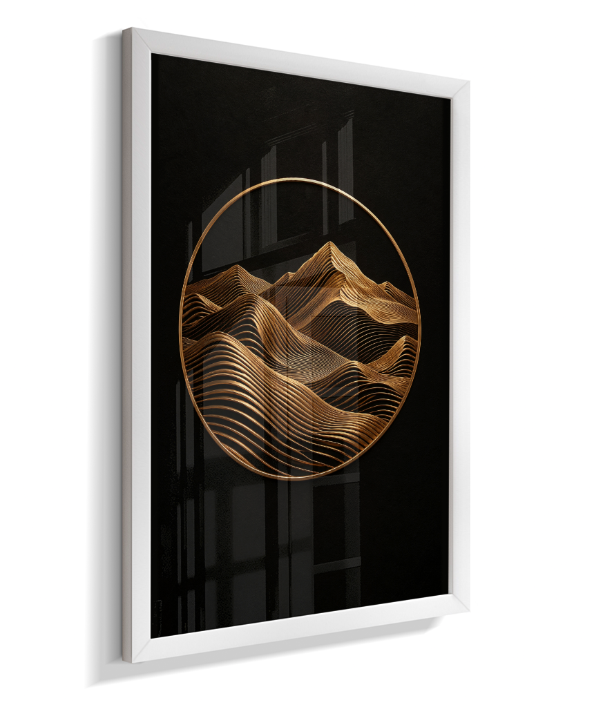 Montanhas — Bronze e Preto