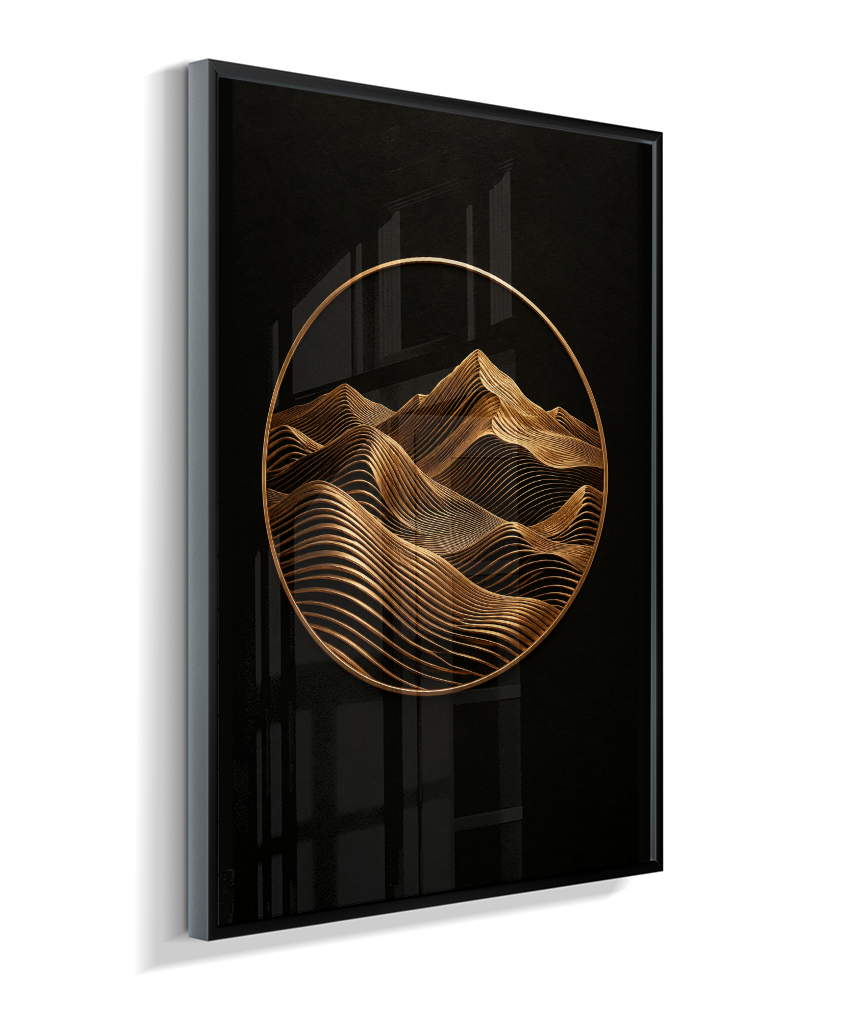 Montanhas — Bronze e Preto