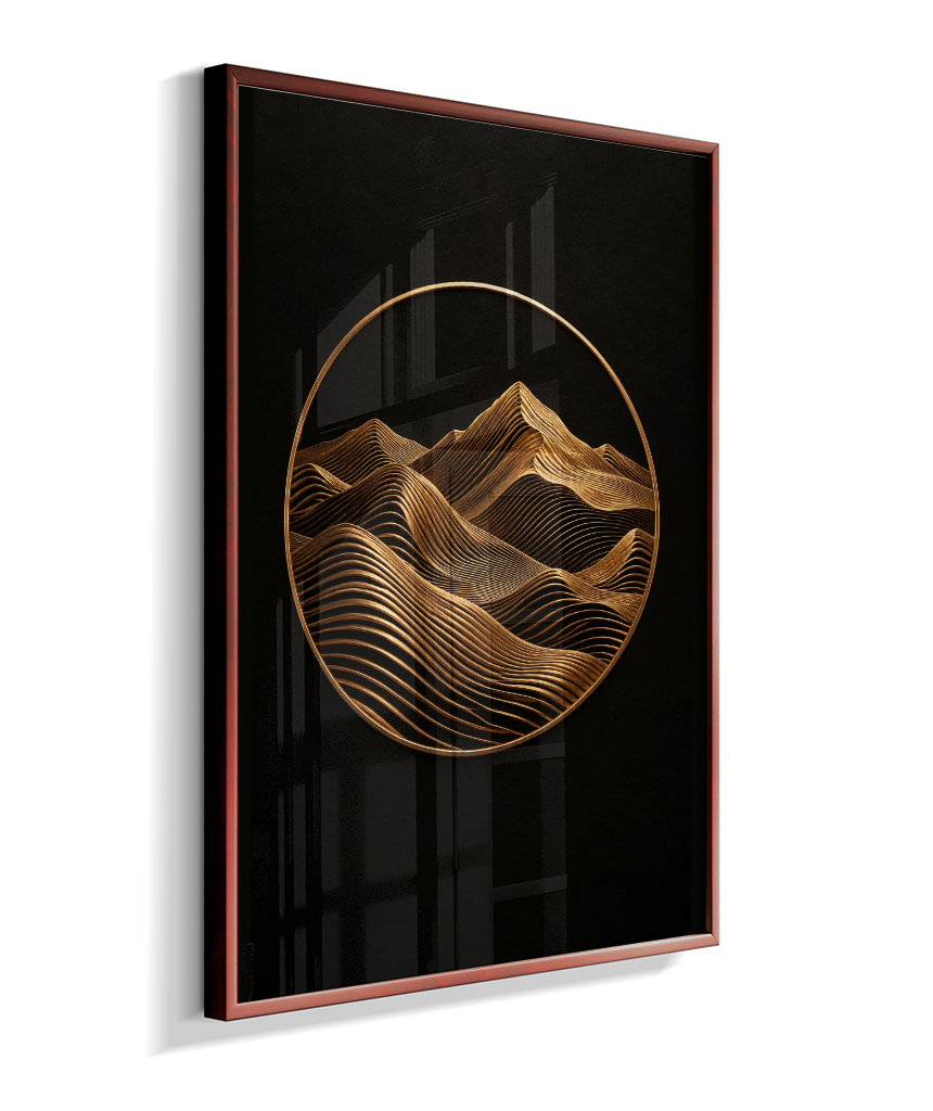 Montanhas — Bronze e Preto