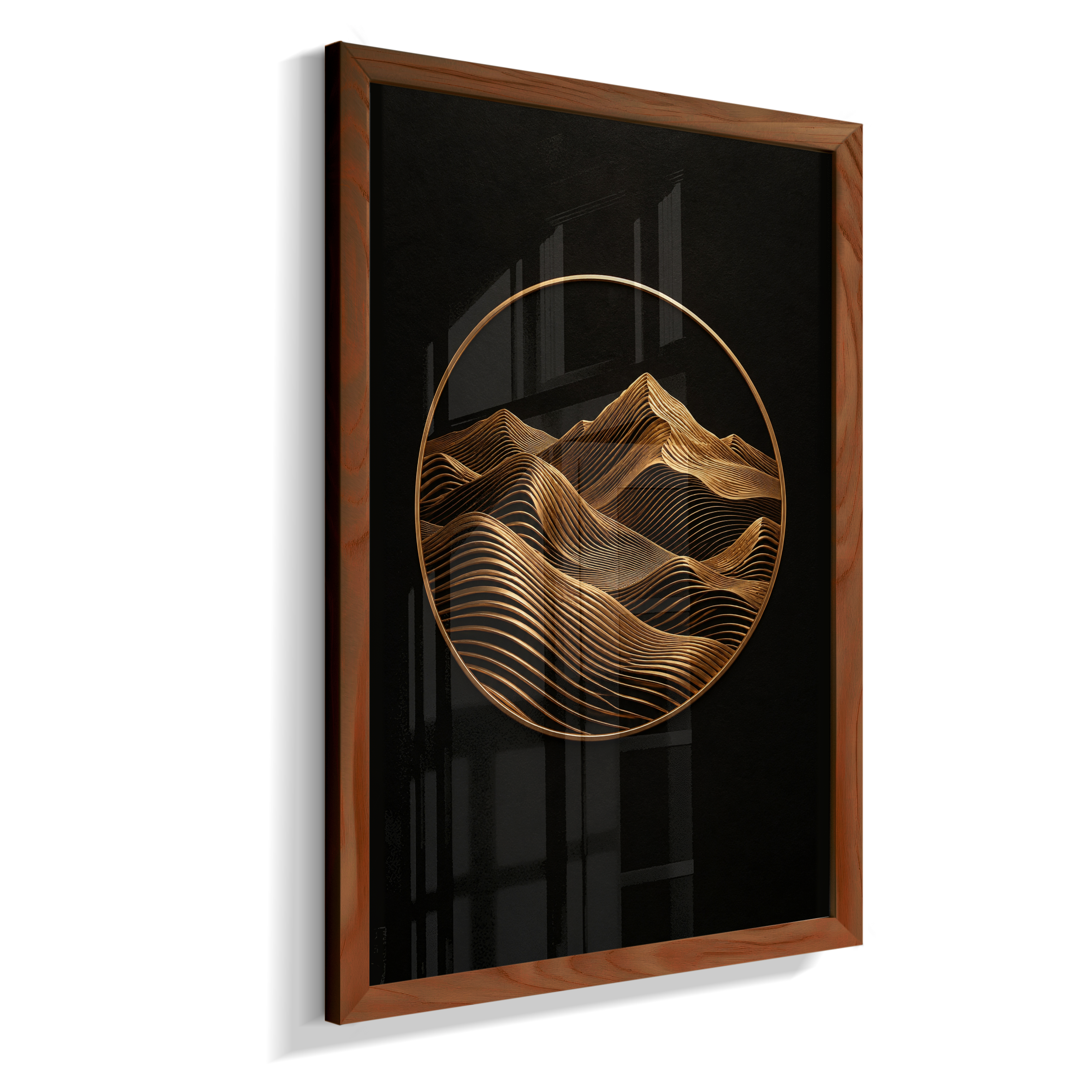 Montanhas — Bronze e Preto