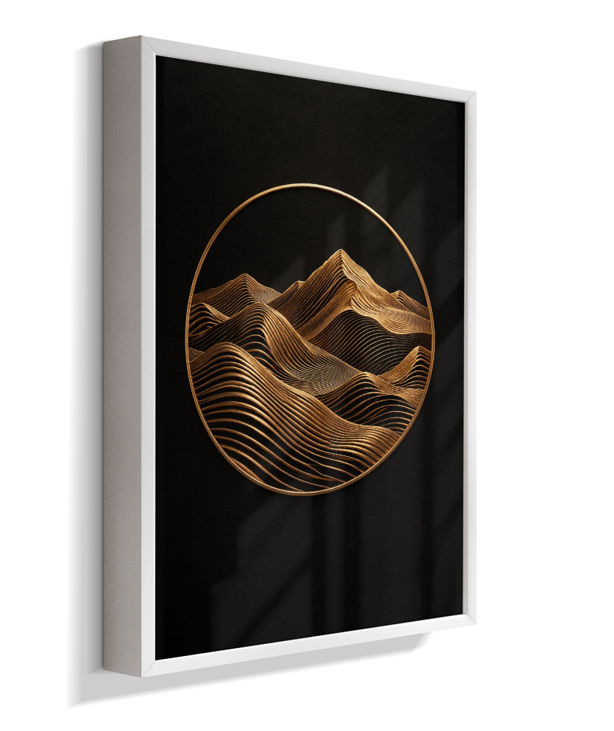 Montanhas — Bronze e Preto