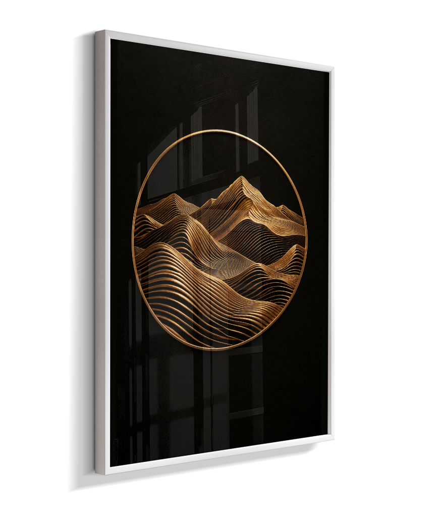 Montanhas — Bronze e Preto