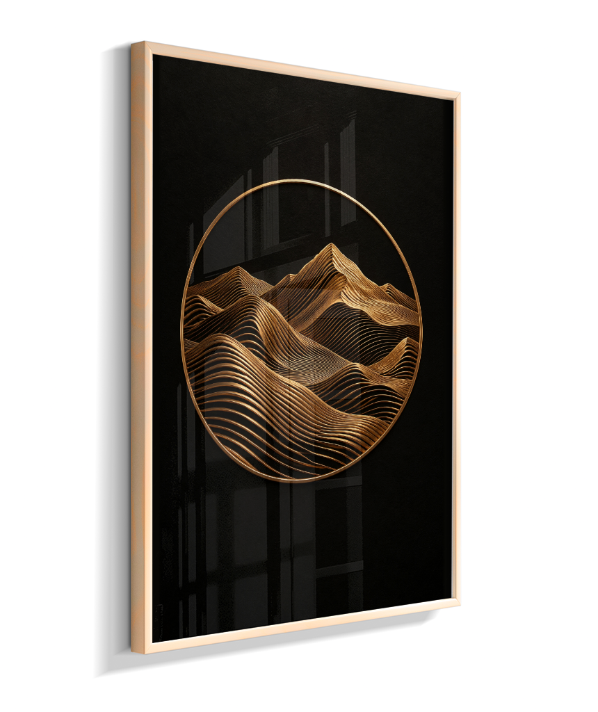 Montanhas — Bronze e Preto