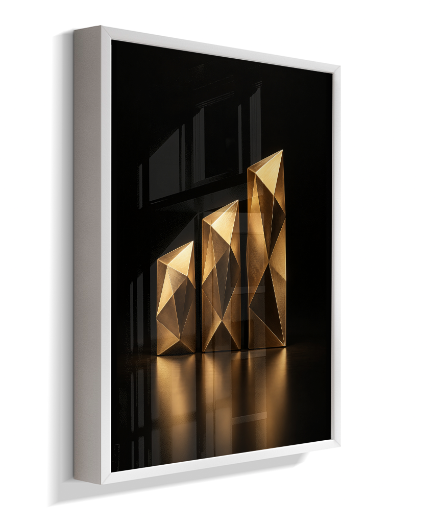 Barras de Crescimento — Bronze e Preto