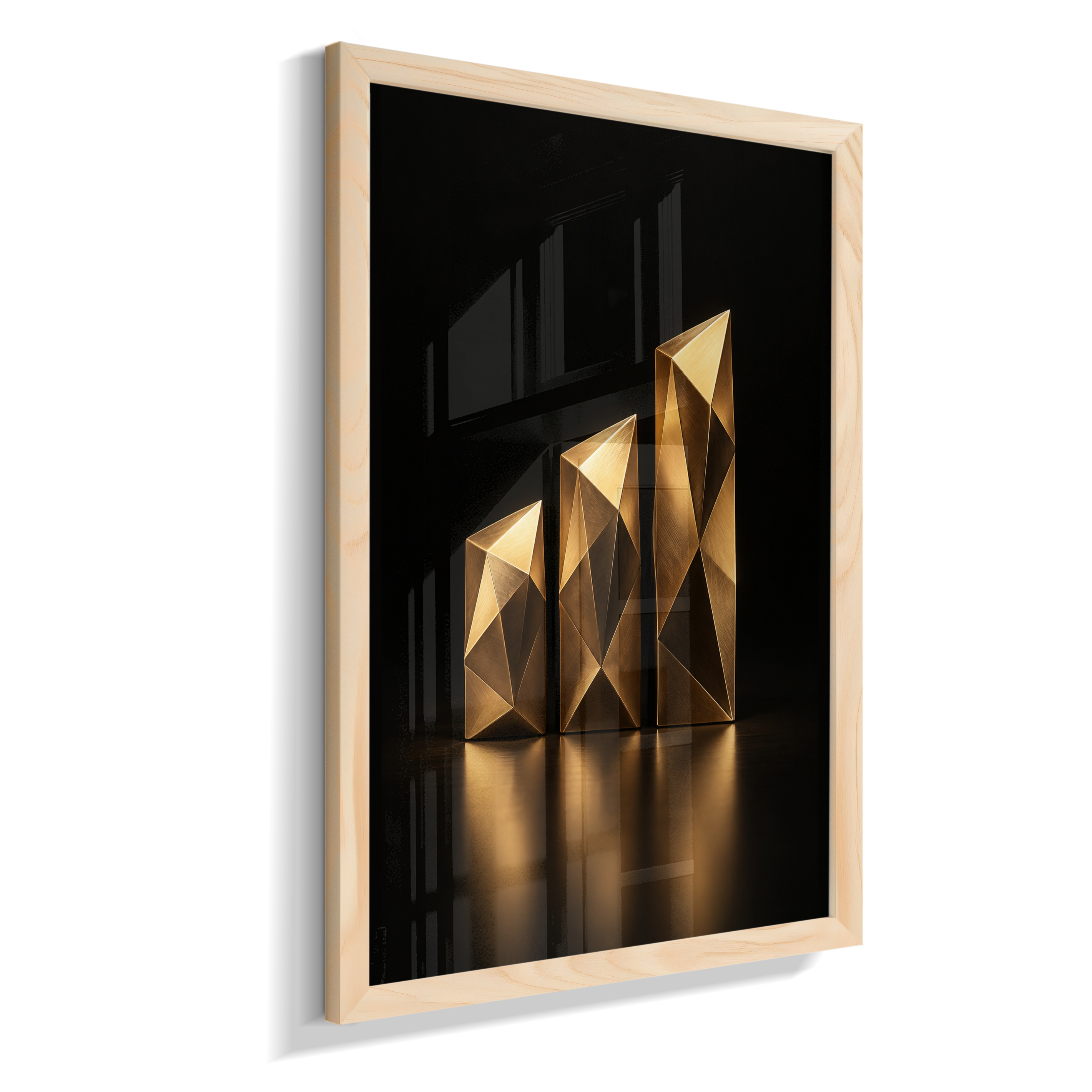 Barras de Crescimento — Bronze e Preto