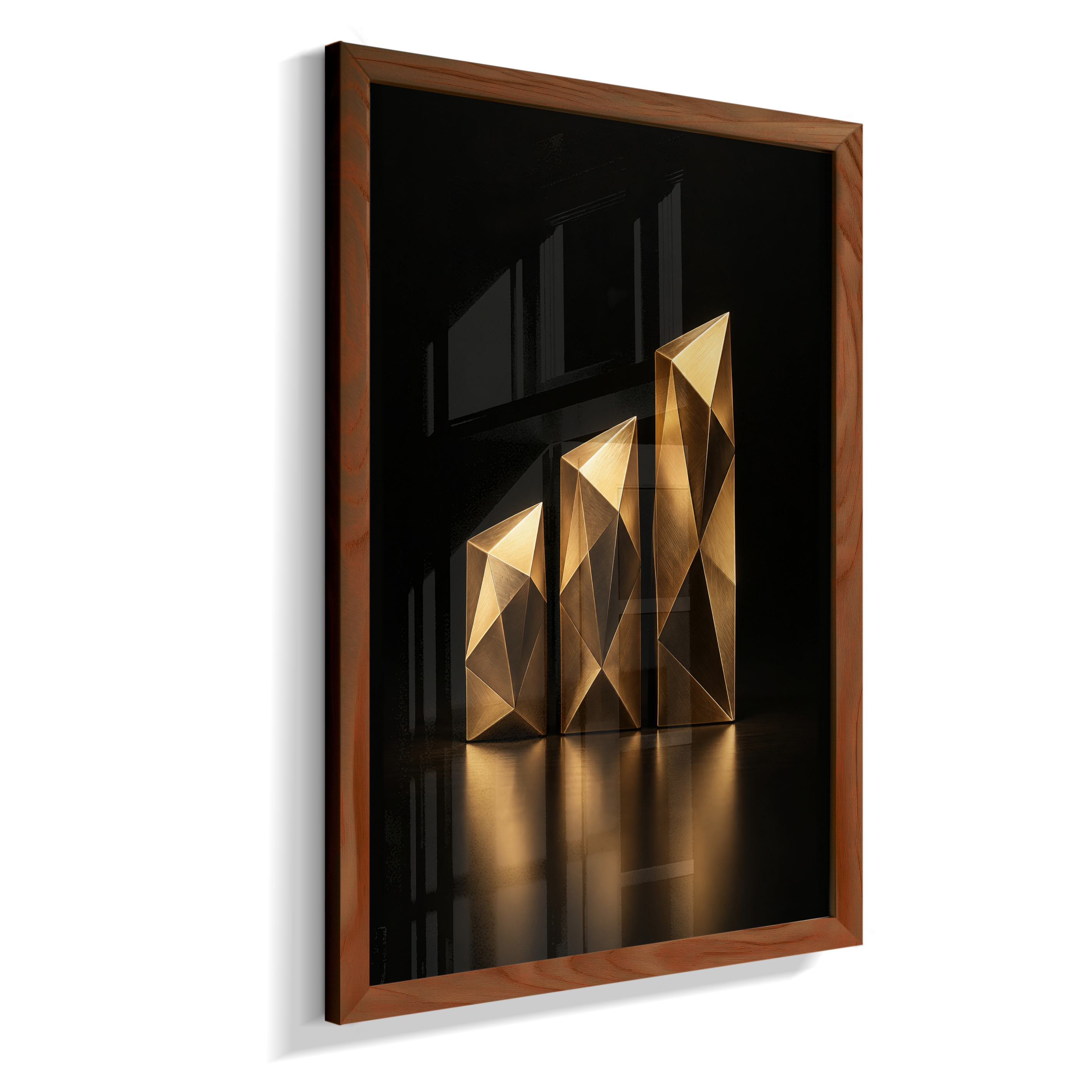 Barras de Crescimento — Bronze e Preto