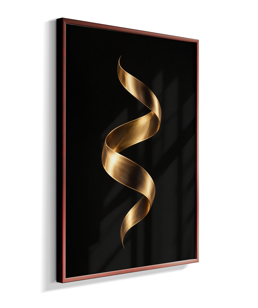 Fita Dourada — Bronze e Preto