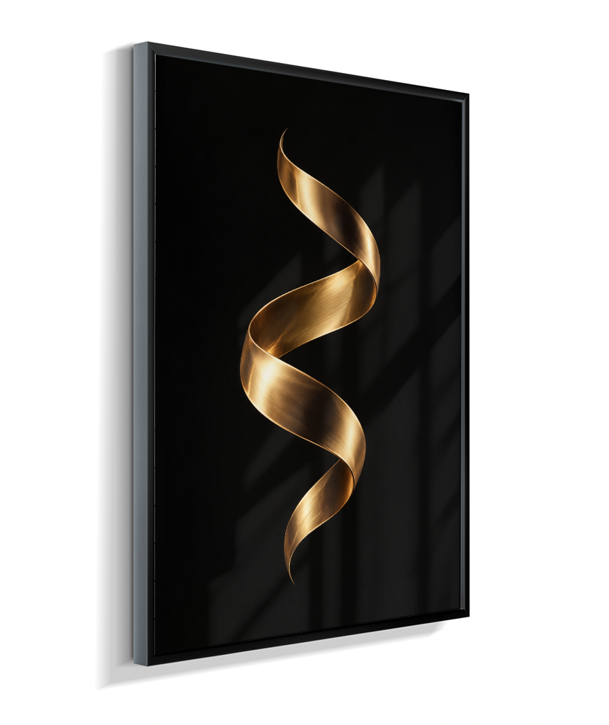 Fita Dourada — Bronze e Preto